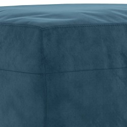Repose-pied Bleu 70x55x41 cm Velours 581277581277