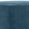 Repose-pied Bleu 70x55x41 cm Velours 581277581277