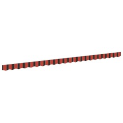 Remplacement de lambrequin Orange / Noir / Jaune 480 x 20 cm 581282581282