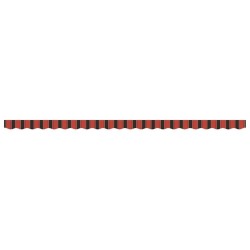 Remplacement de lambrequin Orange / Noir / Jaune 480 x 20 cm 581282581282