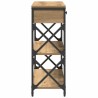 Table Console chêne artisanal 75 x 28 x 75 cm 581284581284