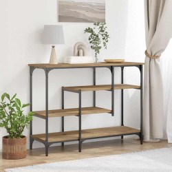Table Console chêne artisanal 100 x 35 x 75 cm 581285581285