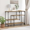 Table Console chêne artisanal 100 x 35 x 75 cm 581285581285