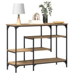 Table Console chêne artisanal 100 x 35 x 75 cm 581285581285