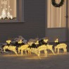 Rennes LED 6 pcs Doré tissu 581286581286