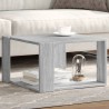 Table basse sonoma gris 51,5x51,5x30 cm bois d'ingénierie 581287581287