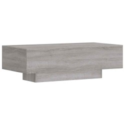 Table basse sonoma gris 100x49,5x31 cm bois d'ingénierie 581288581288