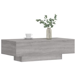 Table basse sonoma gris 100x49,5x31 cm bois d'ingénierie 581288581288