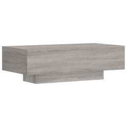 Table basse sonoma gris 100x49,5x31 cm bois d'ingénierie 581288581288