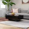 Table basse Noir 90x60x31 cm Bois d’ingénierie 581289581289