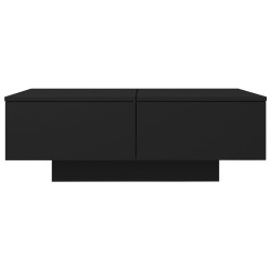 Table basse Noir 90x60x31 cm Bois d’ingénierie 581289581289