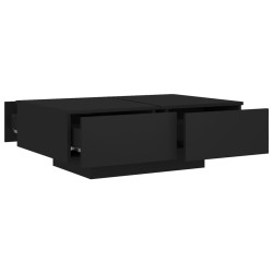 Table basse Noir 90x60x31 cm Bois d’ingénierie 581289581289