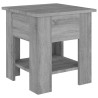 Table basse Sonoma gris 40x40x42 cm Bois d'ingénierie 581293581293
