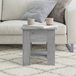 Table basse Sonoma gris 40x40x42 cm Bois d'ingénierie 581293581293