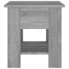 Table basse Sonoma gris 40x40x42 cm Bois d'ingénierie 581293581293