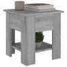 Table basse Sonoma gris 40x40x42 cm Bois d'ingénierie 581293581293