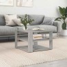 Table basse sonoma gris 58x58x40 cm bois d'ingénierie 581294581294