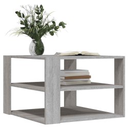 Table basse sonoma gris 58x58x40 cm bois d'ingénierie 581294581294