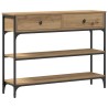 Table console Chêne artisanal 100 x 25 x 75 cm 581303581303