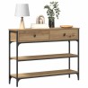 Table console Chêne artisanal 100 x 25 x 75 cm 581303581303