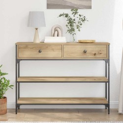 Table console Chêne artisanal 100 x 25 x 75 cm 581303581303