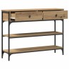Table console Chêne artisanal 100 x 25 x 75 cm 581303581303