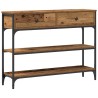 Table console Bois ancien 100 x 25 x 75 cm Bois d'ingénierie 581307581307