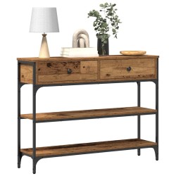 Table console Bois ancien 100 x 25 x 75 cm Bois d'ingénierie 581307581307