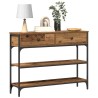 Table console Bois ancien 100 x 25 x 75 cm Bois d'ingénierie 581307581307