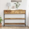 Table console Bois ancien 100 x 25 x 75 cm Bois d'ingénierie 581307581307