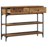 Table console Bois ancien 100 x 25 x 75 cm Bois d'ingénierie 581307581307