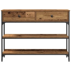 Table console Bois ancien 100 x 25 x 75 cm Bois d'ingénierie 581307581307