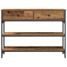 Table console Bois ancien 100 x 25 x 75 cm Bois d'ingénierie 581307581307
