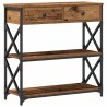 Table Console avec tiroir Bois ancien 75 x 28 x 75 cm 581311581311