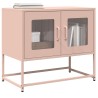 Meuble TV rose 68x39x60,5 cm acier laminé à froid 581323581323