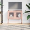 Meuble TV rose 68x39x60,5 cm acier laminé à froid 581323581323