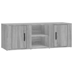 Meuble TV Sonoma gris 100x31,5x35 cm Bois d'ingénierie 581324581324