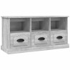 Meuble TV sonoma gris 100x35x50 cm bois d'ingénierie 581325581325