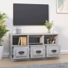Meuble TV sonoma gris 100x35x50 cm bois d'ingénierie 581325581325