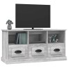 Meuble TV sonoma gris 100x35x50 cm bois d'ingénierie 581325581325
