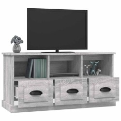 Meuble TV sonoma gris 100x35x50 cm bois d'ingénierie 581325581325