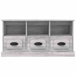 Meuble TV sonoma gris 100x35x50 cm bois d'ingénierie 581325581325