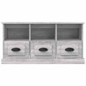 Meuble TV sonoma gris 100x35x50 cm bois d'ingénierie 581325581325
