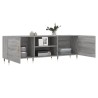 Meuble TV sonoma gris 150x30x50 cm bois d'ingénierie 581326581326