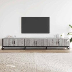 Meuble TV sonoma gris 240x35x41 cm bois d'ingénierie 581328581328