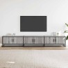 Meuble TV sonoma gris 240x35x41 cm bois d'ingénierie 581328581328