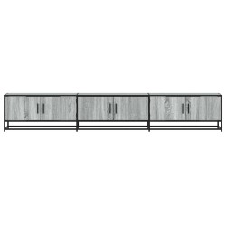 Meuble TV sonoma gris 240x35x41 cm bois d'ingénierie 581328581328