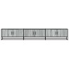 Meuble TV sonoma gris 240x35x41 cm bois d'ingénierie 581328581328