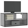 Meuble TV sonoma gris 80x31x39,5 cm bois d'ingénierie et métal 581330581330