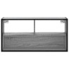 Meuble TV sonoma gris 80x31x39,5 cm bois d'ingénierie et métal 581330581330